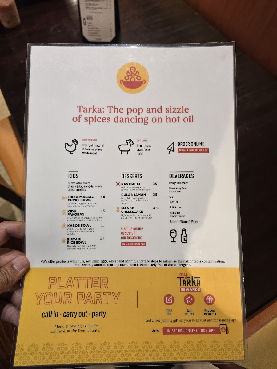 Tarka Indian Kitchen Menu - Image 5